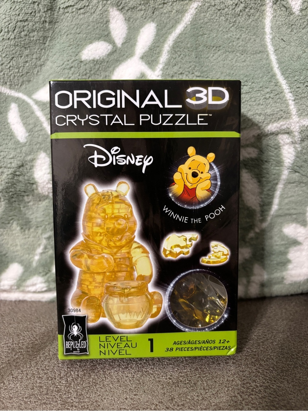 Disney Winnie the Pooh 3D Crystal Puzzle - Yellow Clear